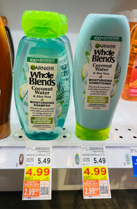 Garnier Whole Blends Kroger Shelf Image