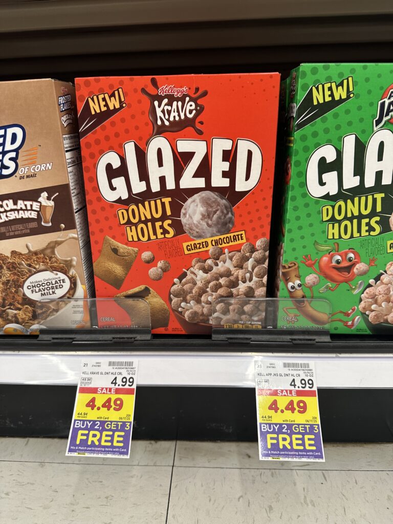 Kellogg's Cereals Kroger Shelf Image