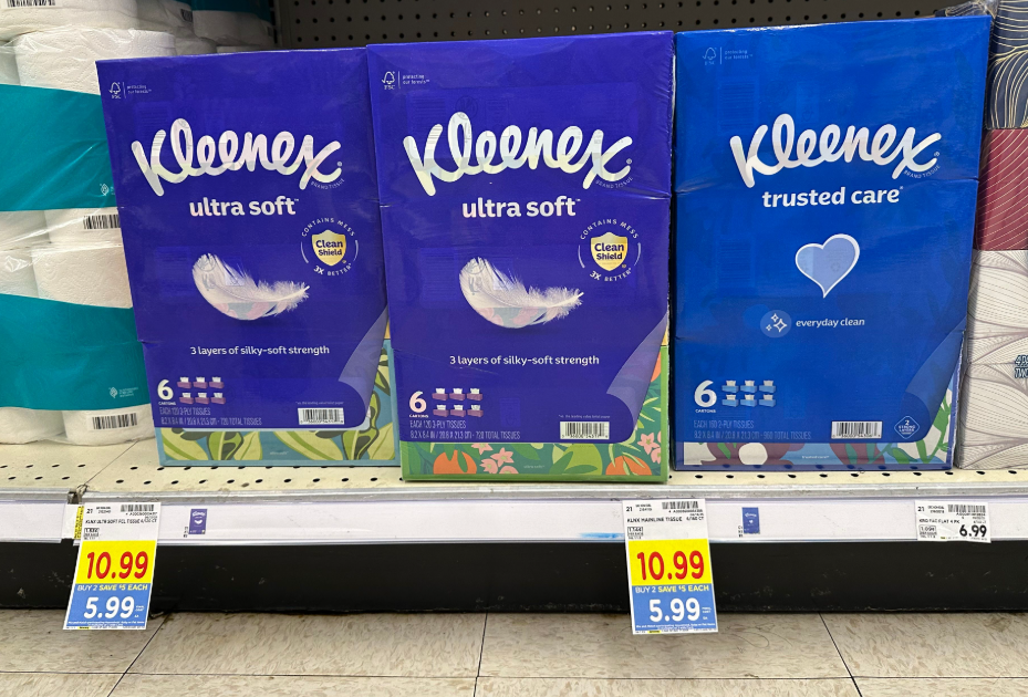 Kleenex Kroger Shelf Image