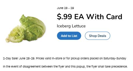 Kroger 2 Day Sale