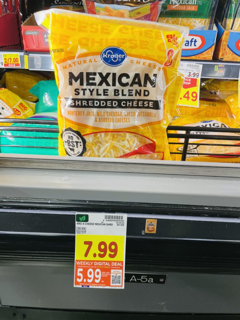 Kroger Cheese Shelf Image