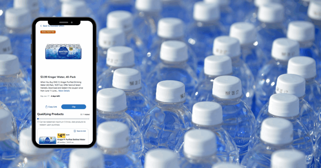 Kroger Water Digital Coupon