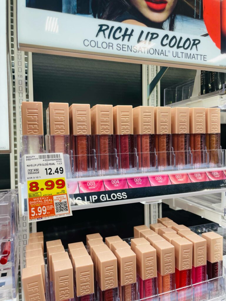 L'Oreal Paris and Maybelline Kroger Shelf Image