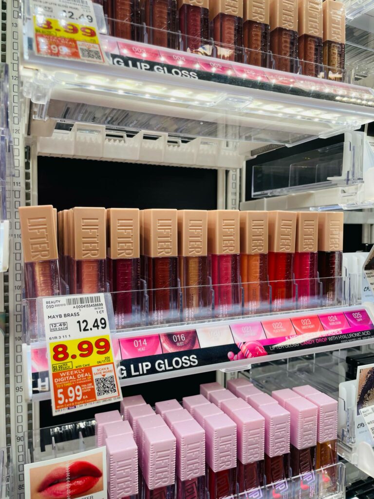L'Oreal Paris and Maybelline Kroger Shelf Image