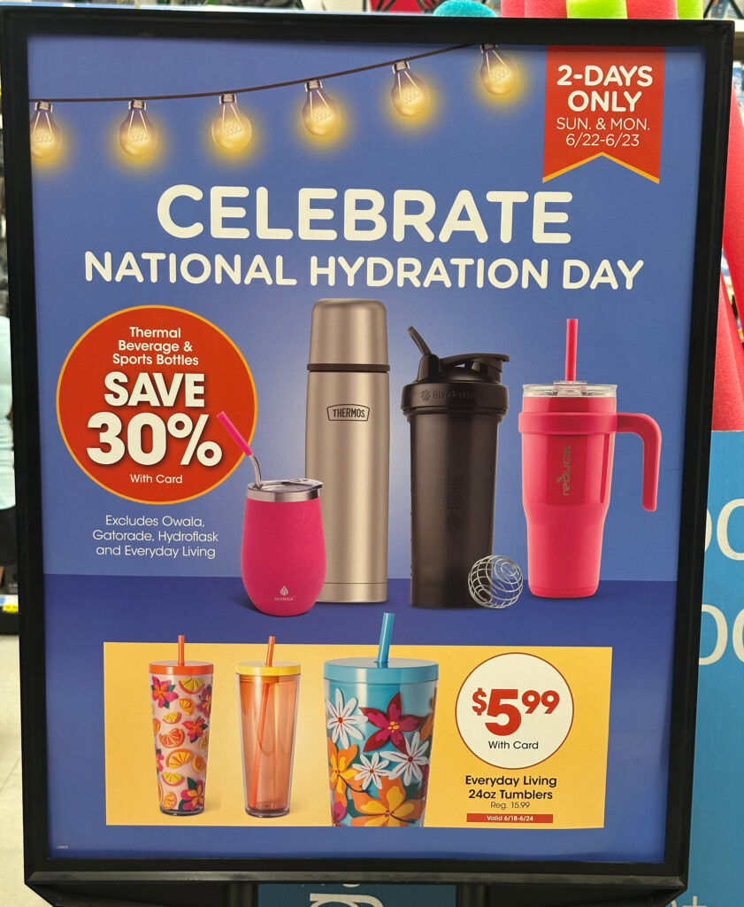 National Hydration Day Kroger