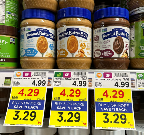 Peanut butter & co peanut butter kroger shelf image