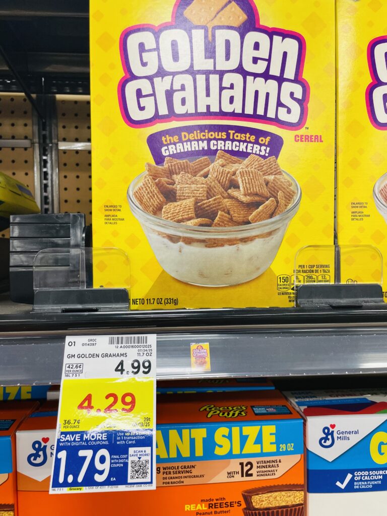 General Mills Cereal Kroger Shelf Image
