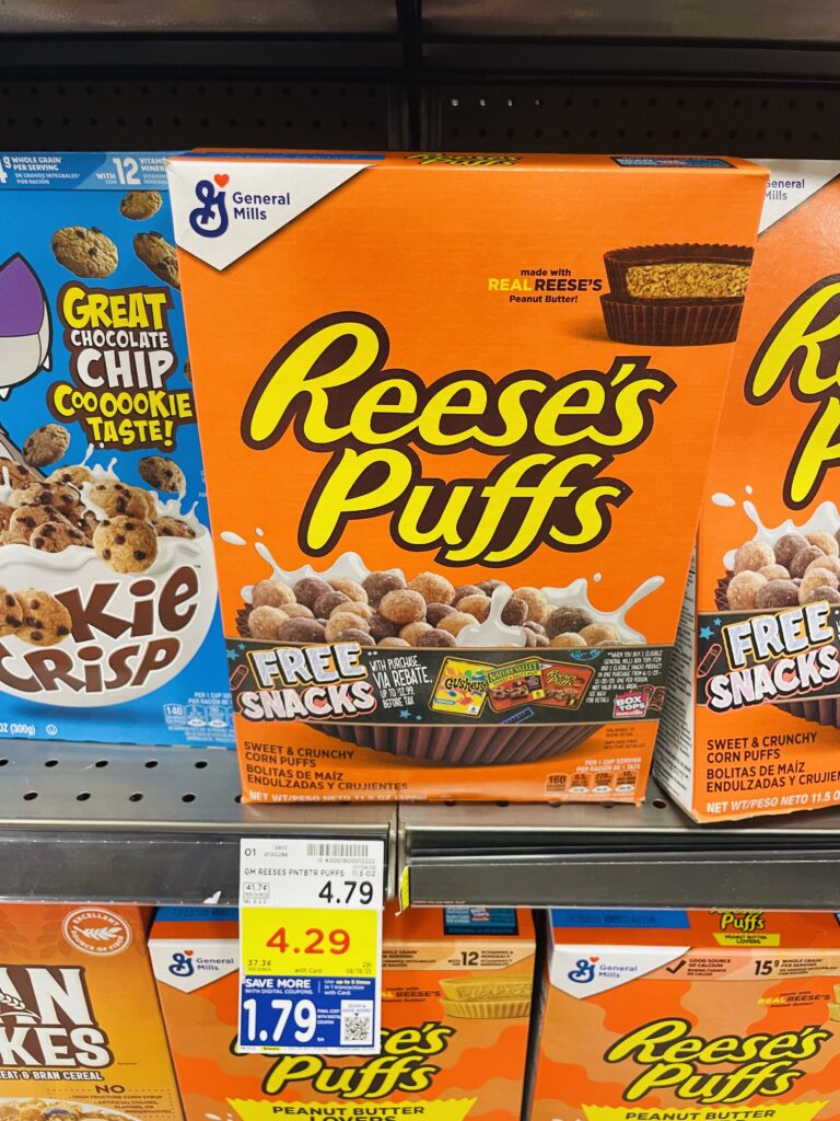General Mills Cereal Kroger Shelf Image