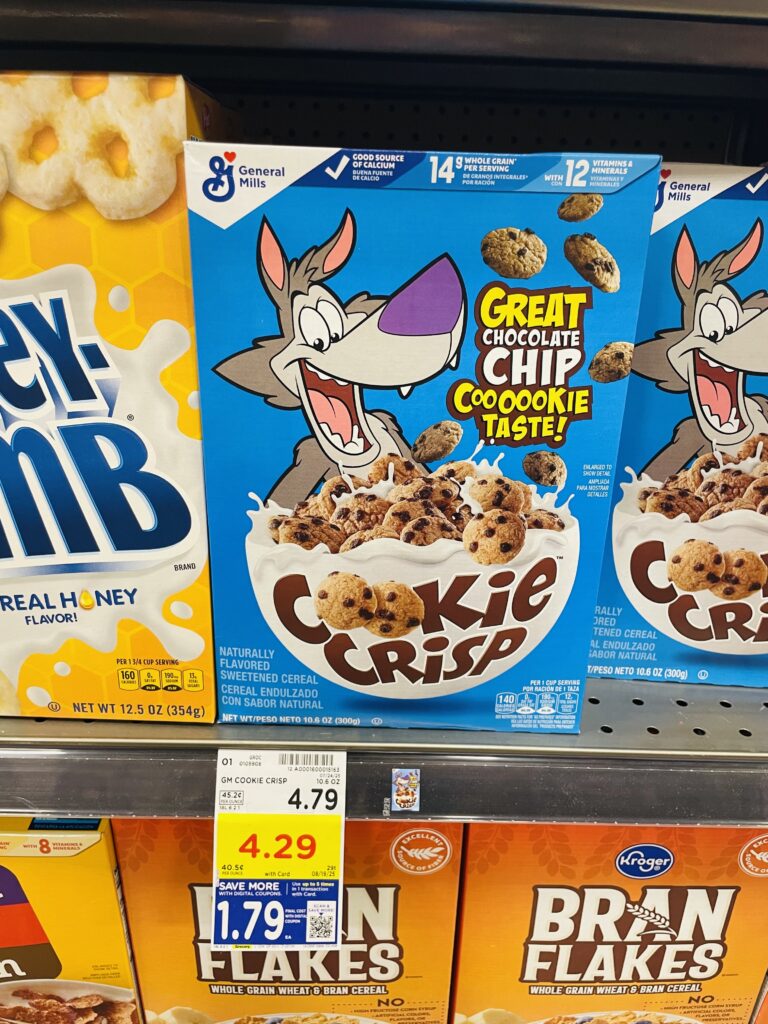 General Mills Cereal Kroger Shelf Image
