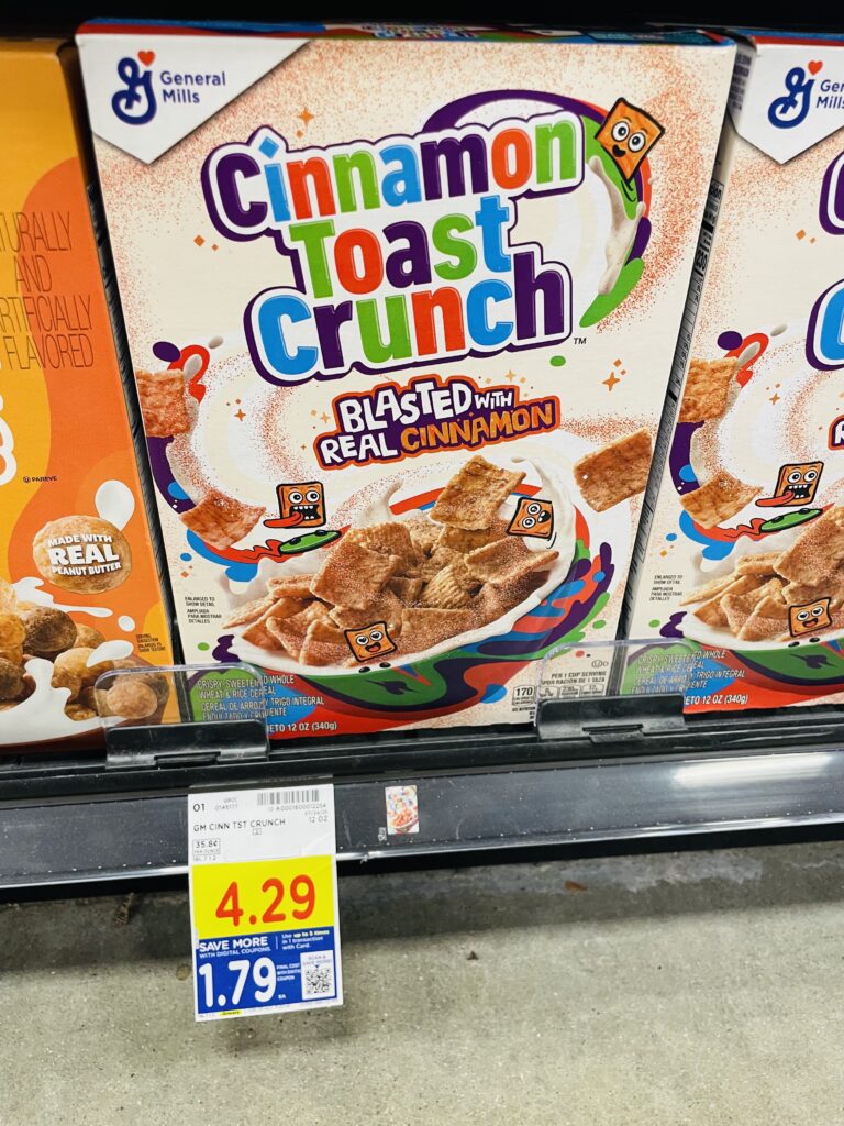 General Mills Cereal Kroger Shelf Image