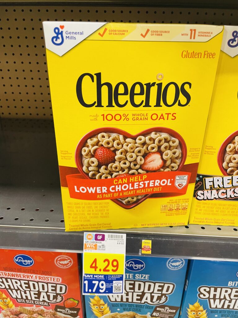 General Mills Cereal Kroger Shelf Image