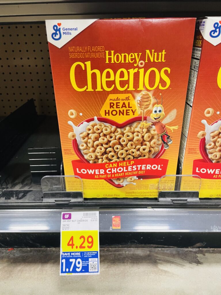 General Mills Cereal Kroger Shelf Image