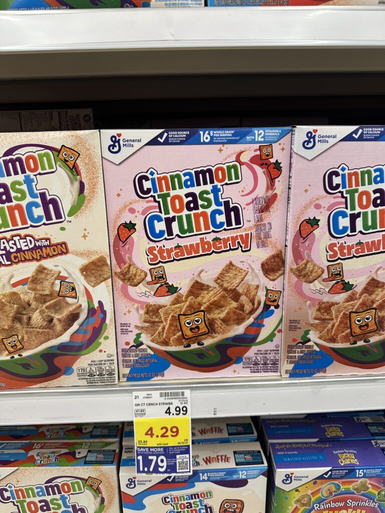 General Mills Cereal Kroger Shelf Image