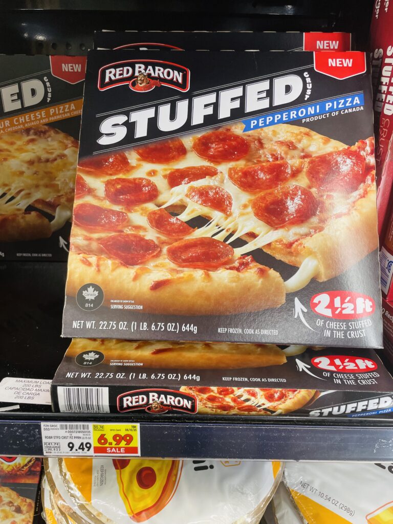 red baron stuffed crust kroger shelf image
