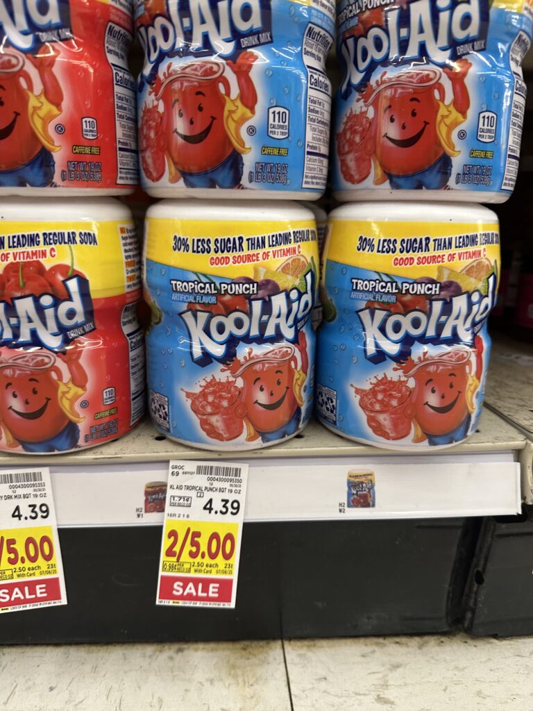 kool-aid tang kroger shelf image