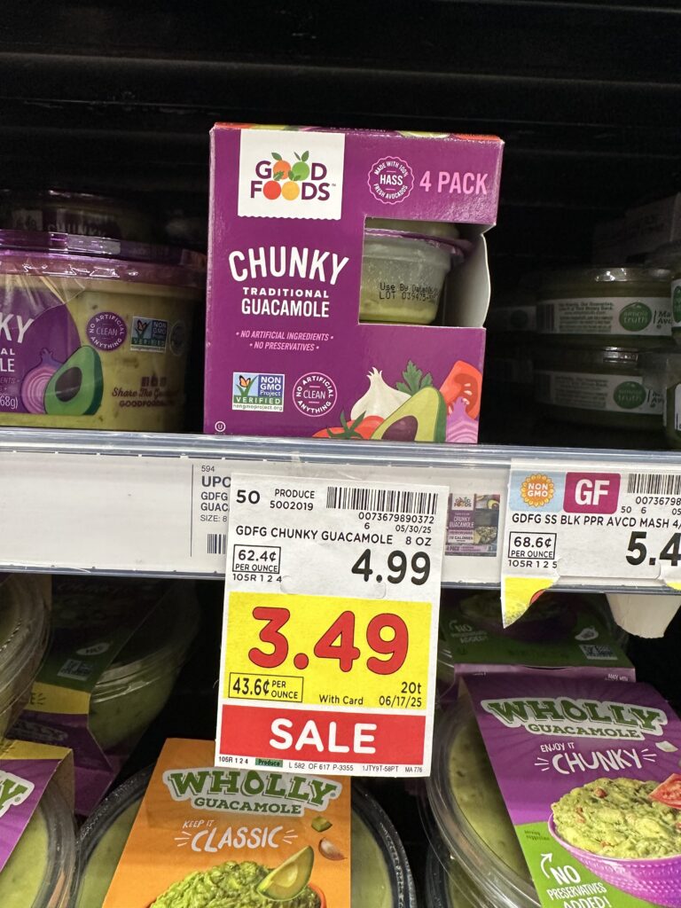 Good Foods Guacamole Kroger Shelf Image