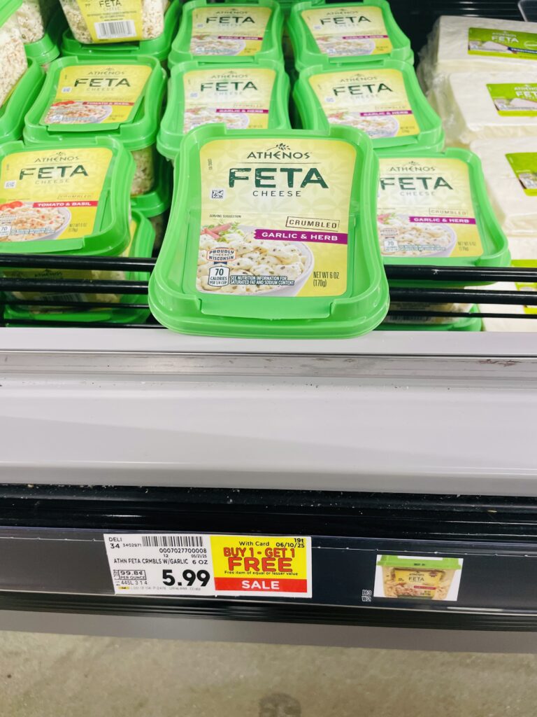 Athenos Feta Kroger Shelf Image