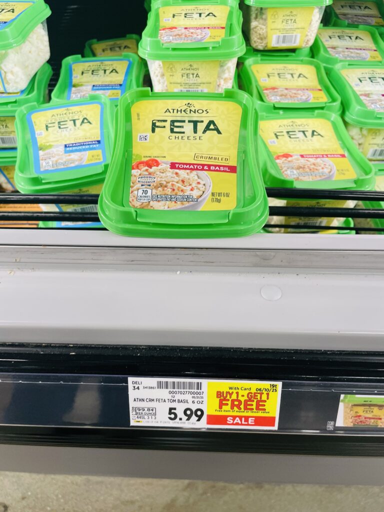 Athenos Feta Kroger Shelf Image