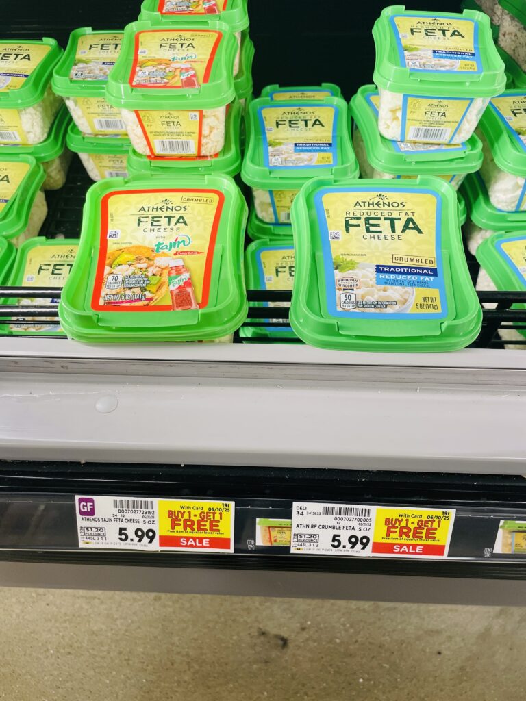 Athenos Feta Kroger Shelf Image