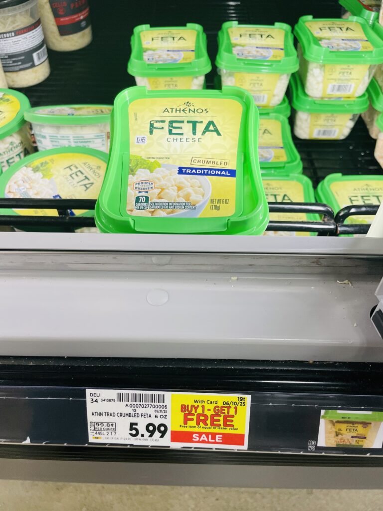 Athenos Feta Kroger Shelf Image