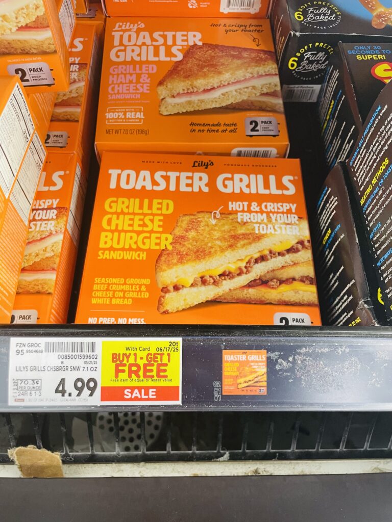 Lily's Toaster Grills Kroger Shelf Image