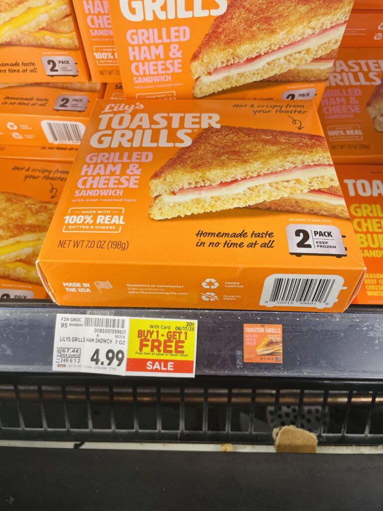 Lily's Toaster Grills Kroger Shelf Image