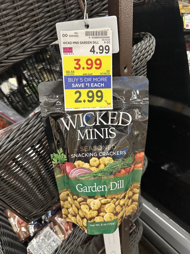 wicked minis seasoned crackers kroger shelf image