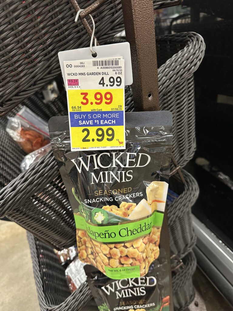 wicked minis seasoned crackers kroger shelf image