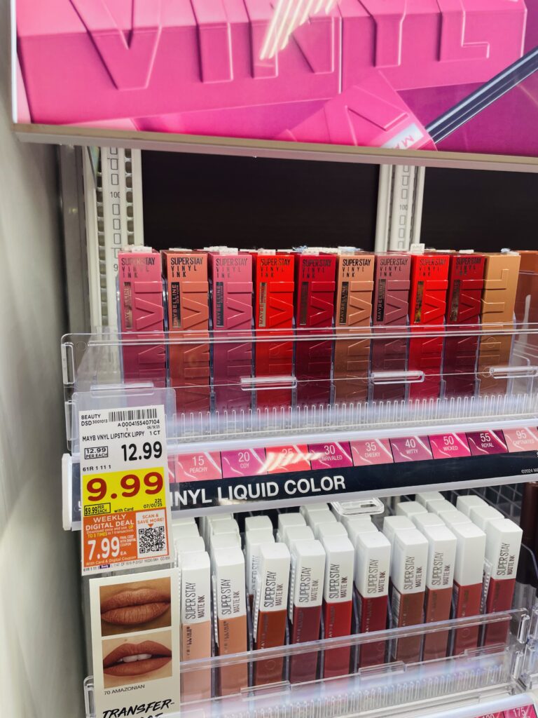 Maybelline New York and NYX Kroger Shelf Image