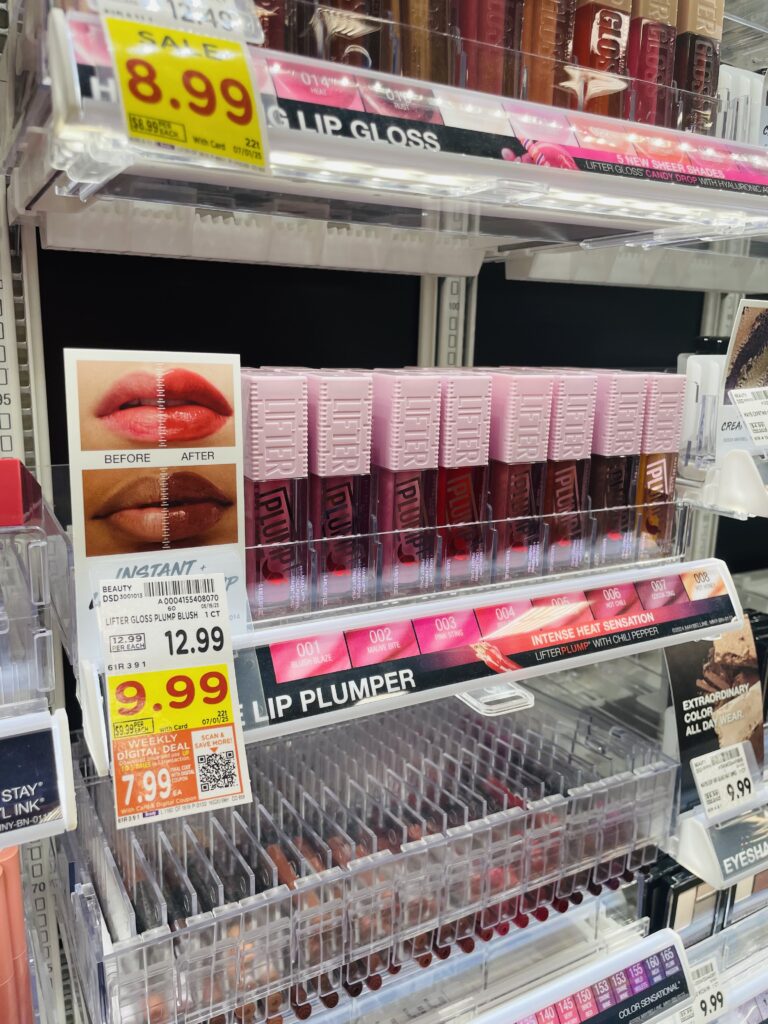 Maybelline New York and NYX Kroger Shelf Image