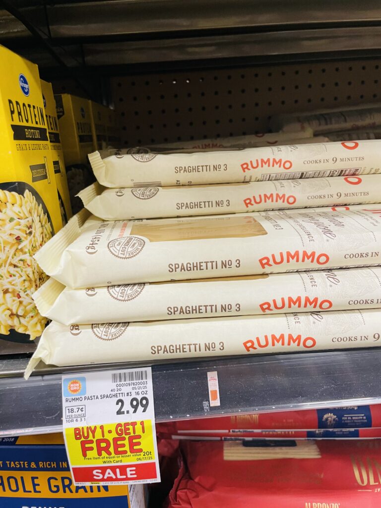Rummo Pasta Kroger Shelf Image 
