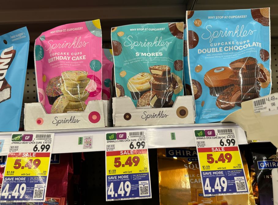 Sprinkles Cupcake Cups Kroger Shelf Image