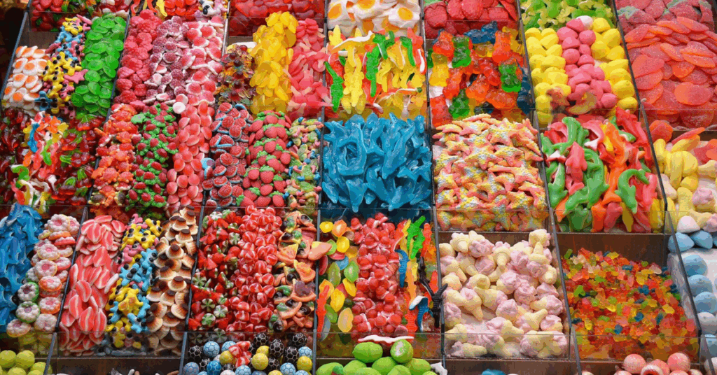 candy salad bucket
