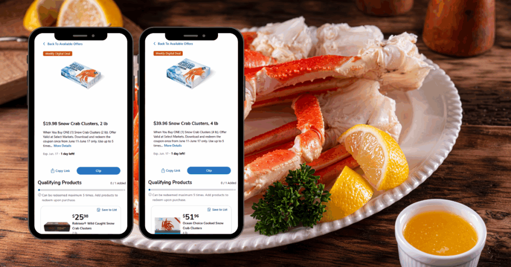 snow crab clusters digital