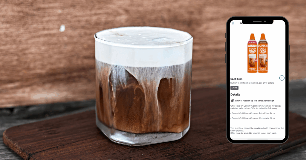 dunkin cold foam creamer