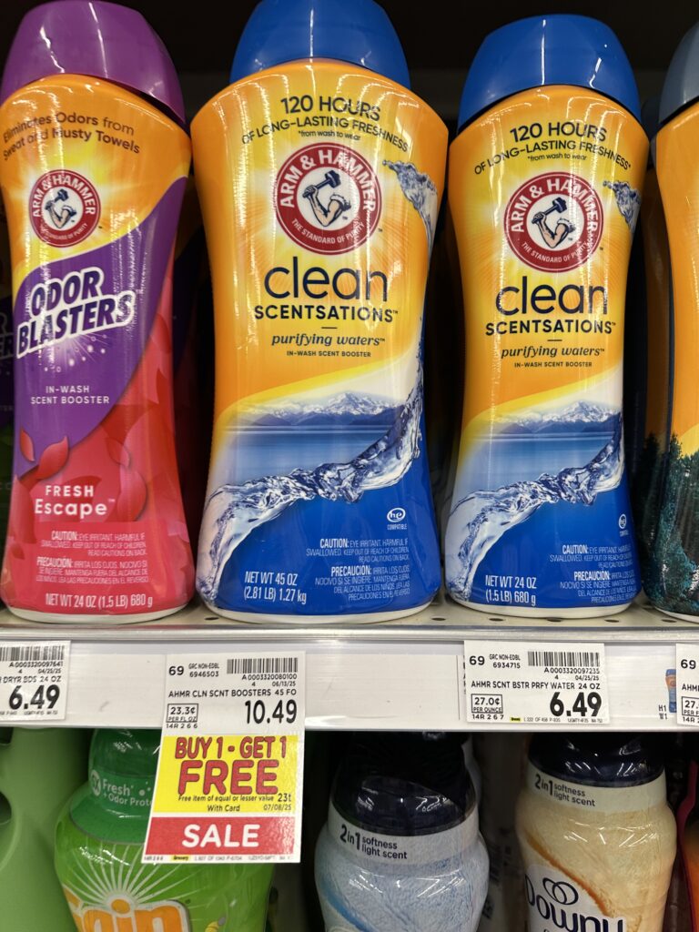 arm & hammer laundry kroger shelf image (1)