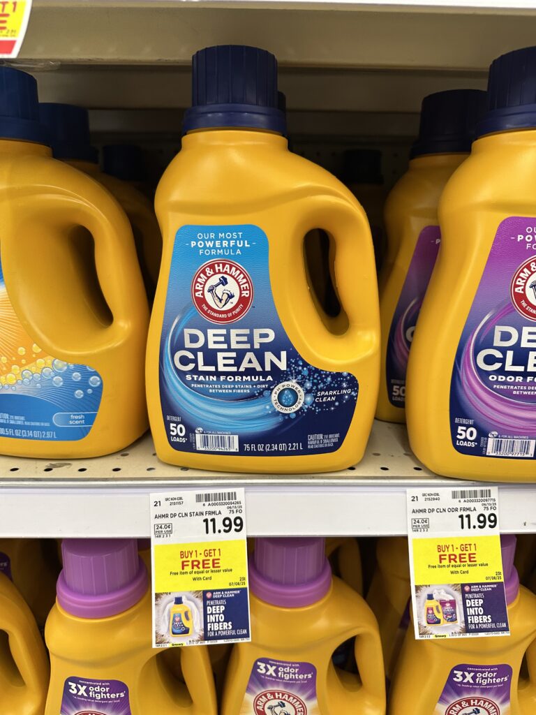 arm & hammer laundry kroger shelf image (1)