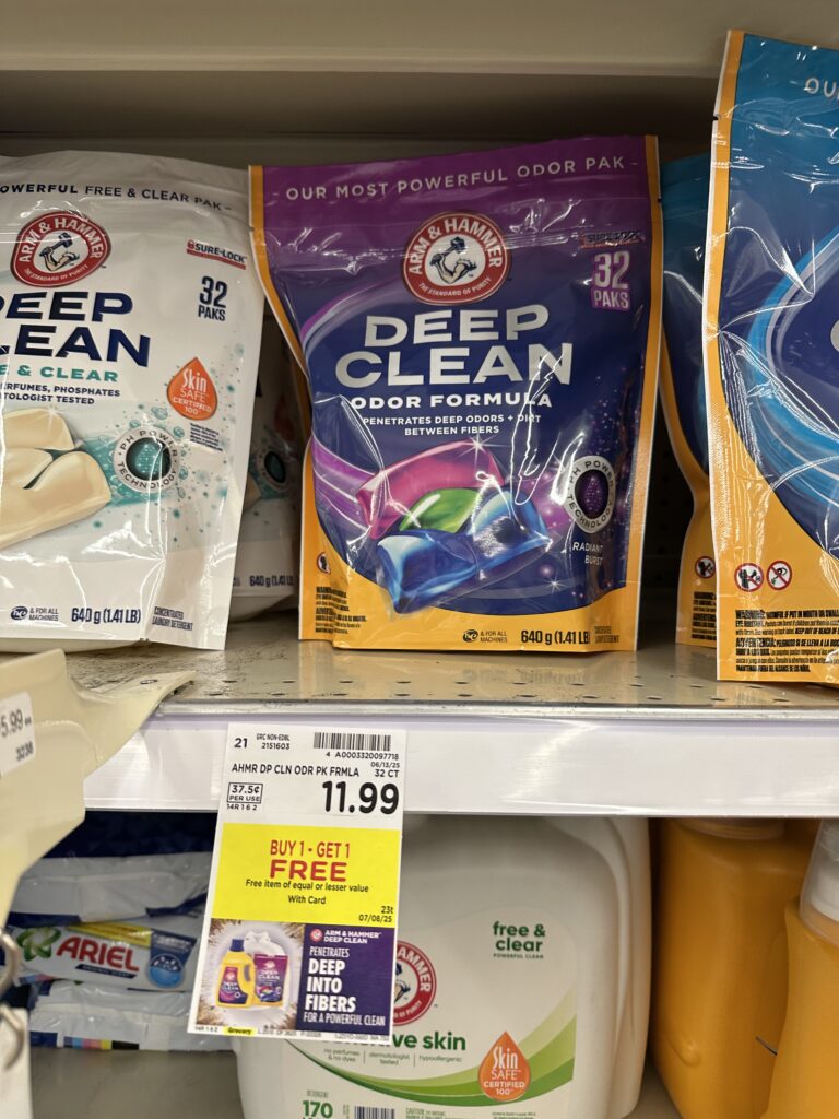 arm & hammer laundry kroger shelf image (1)
