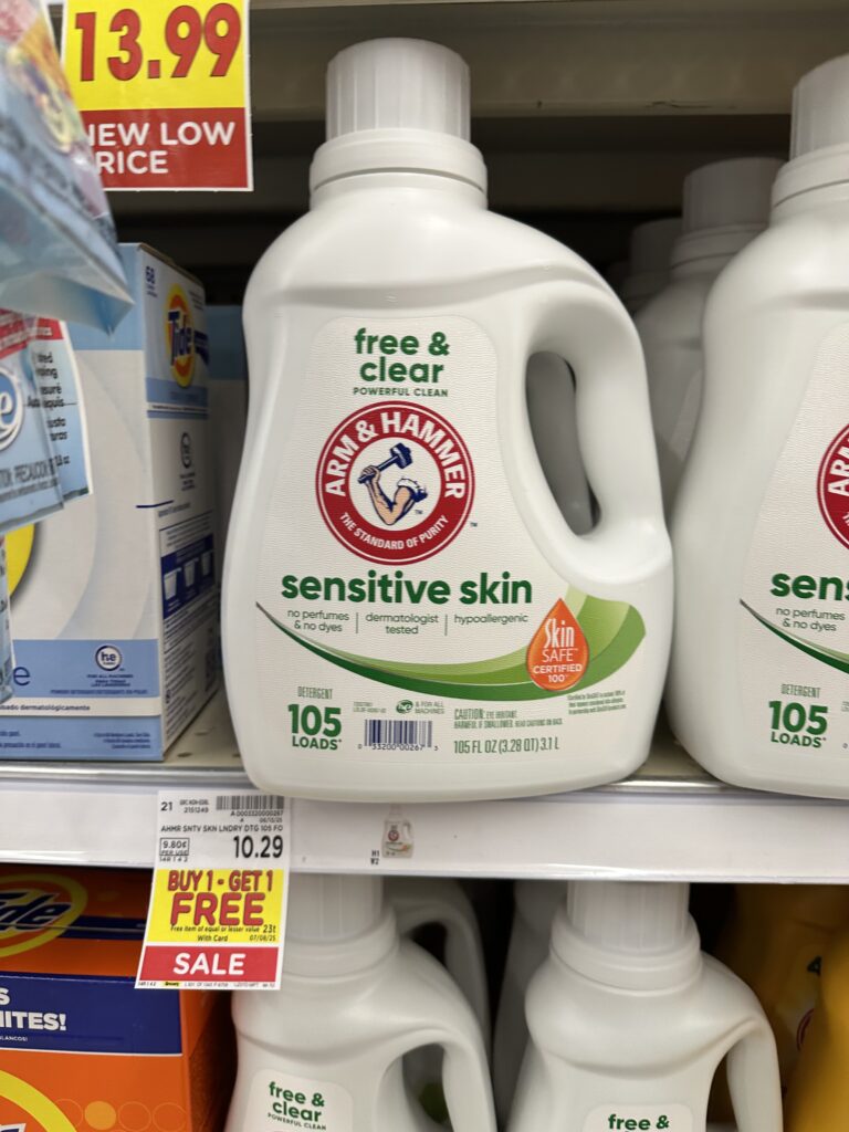 arm & hammer laundry kroger shelf image (1)