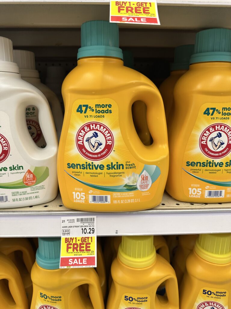 arm & hammer laundry kroger shelf image (1)