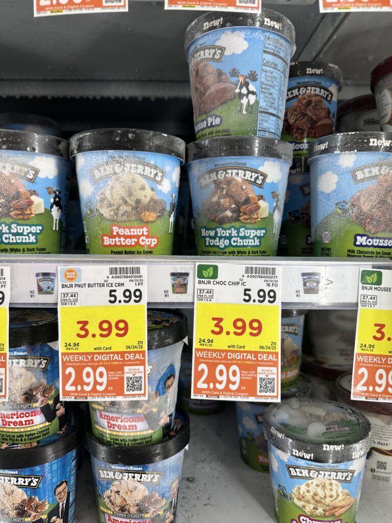 ben & jerry's ice cream kroger shelf image (1)