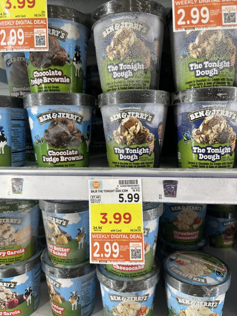ben & jerry's ice cream kroger shelf image (1)