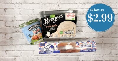 breyers, ben and jerrys and klondike kroger krazy