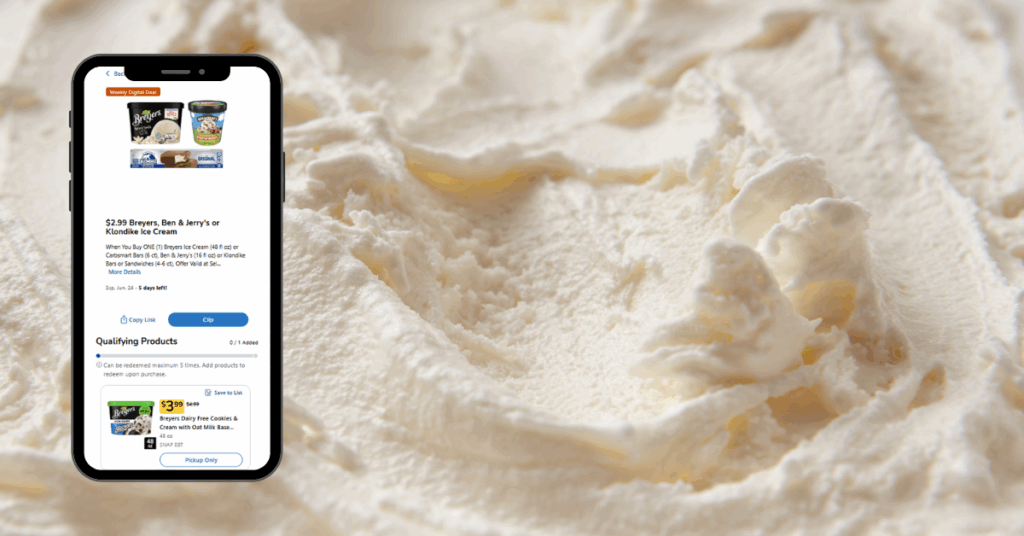 breyers, ben & jerrys and klondike digital