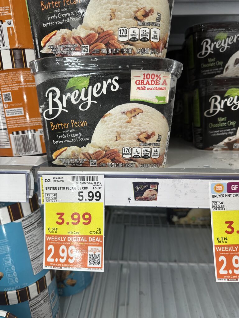 breyers ice cream kroger shelf image (1)