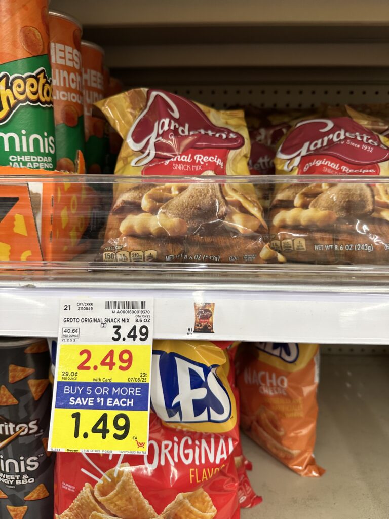 chex mix, bugles and gardettos kroger shelf image (1)
