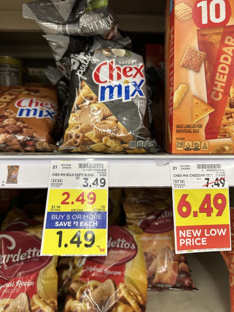 chex mix, bugles and gardettos kroger shelf image (1)