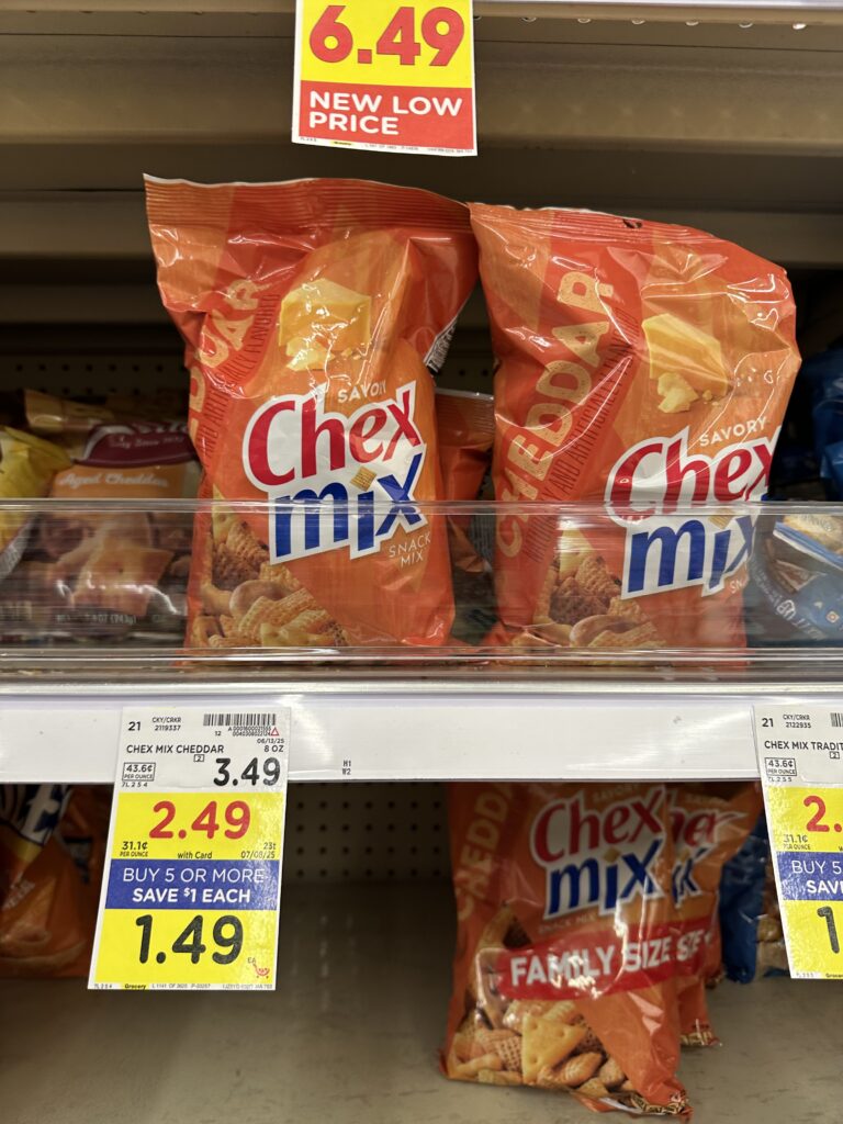 chex mix, bugles and gardettos kroger shelf image (1)