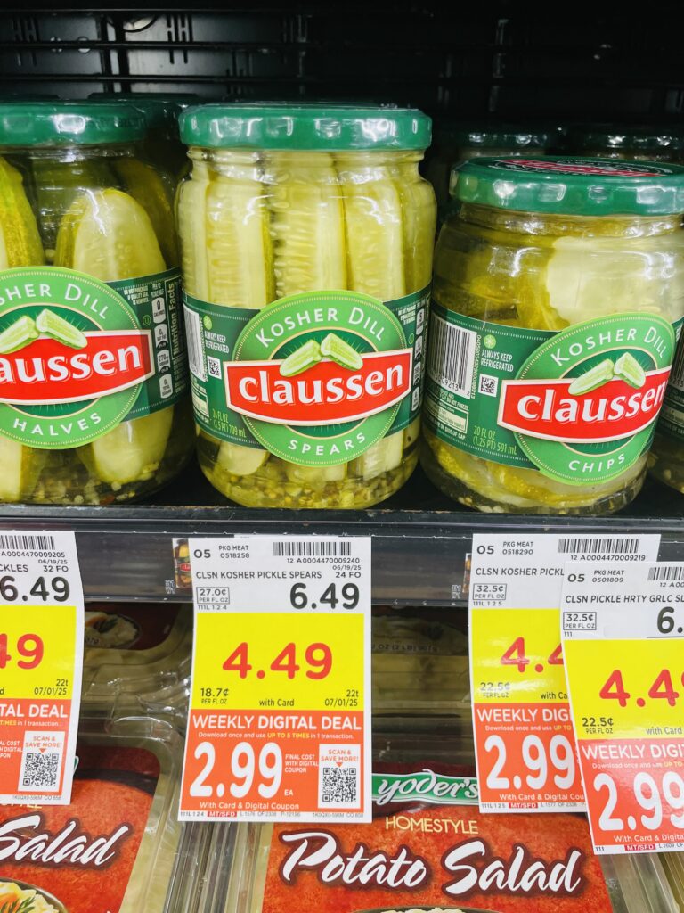 claussen pickles kroger shelf image (1)