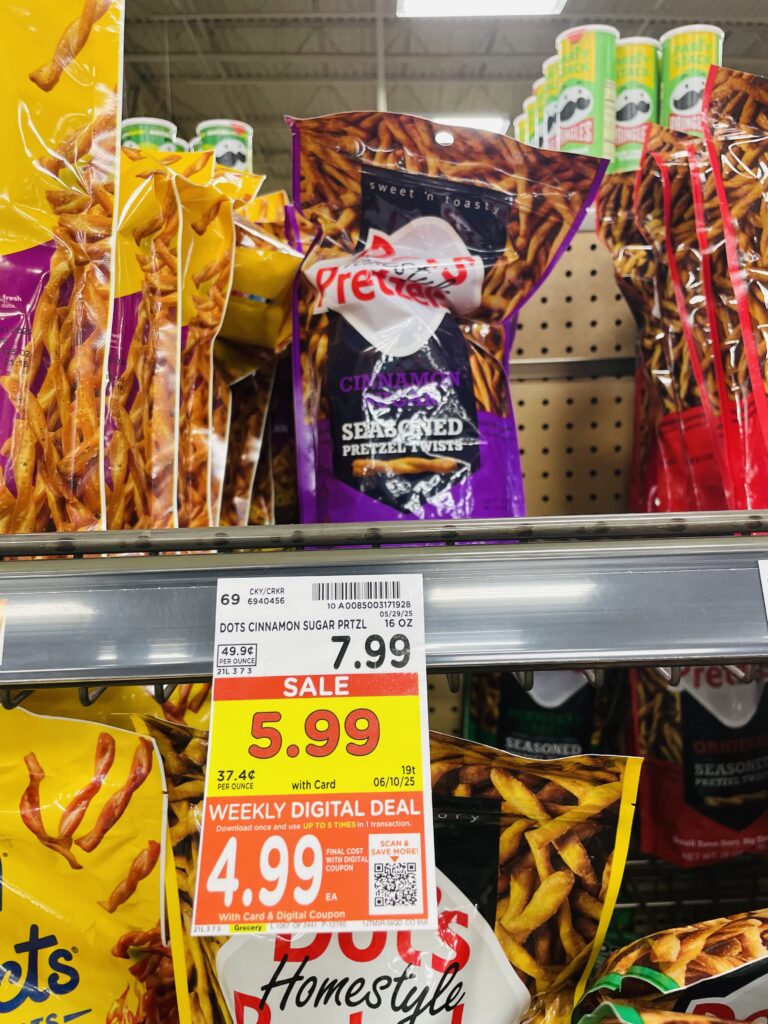 dot's pretzels kroger shelf image (1)